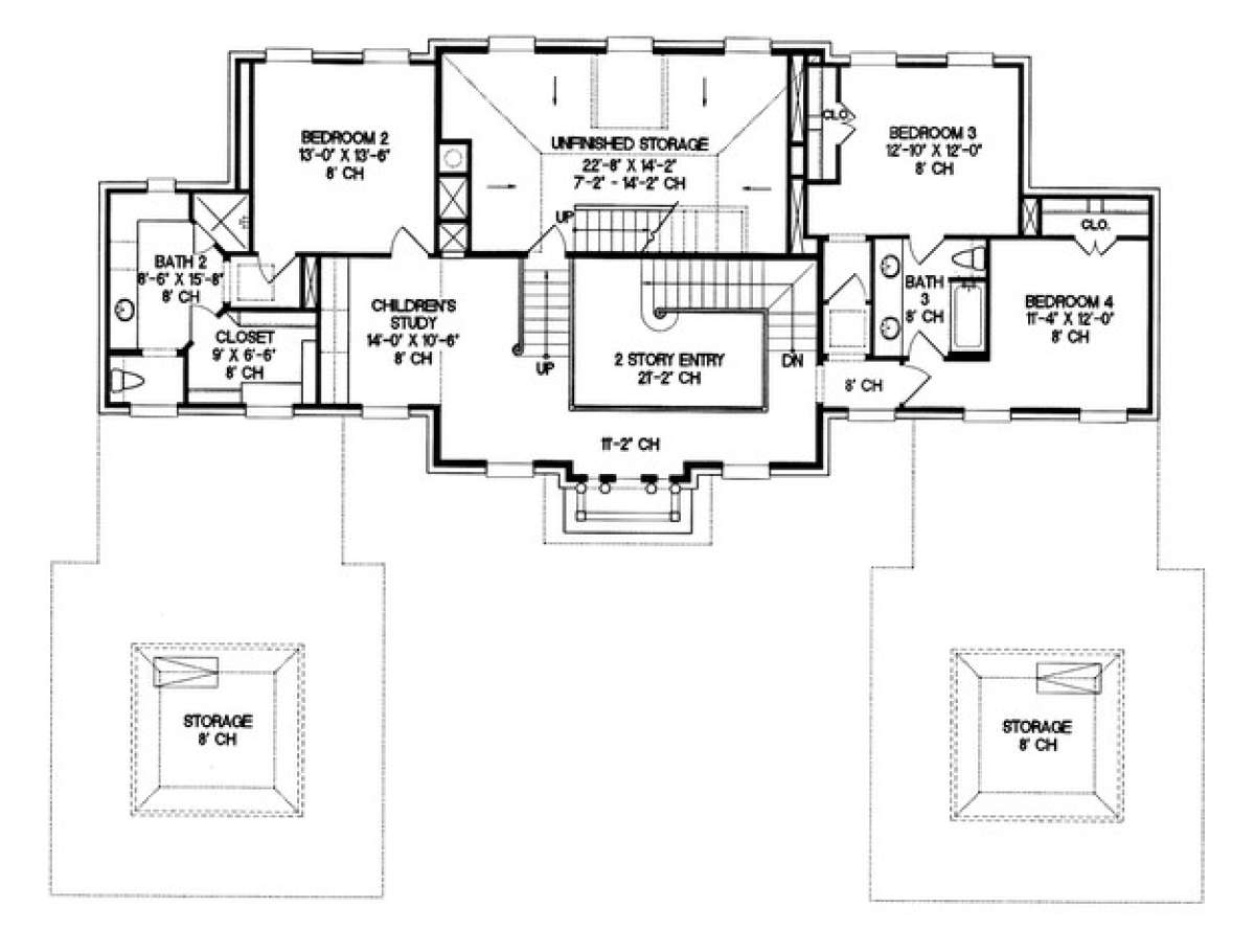 Floorplan 2 for House Plan #402-01041