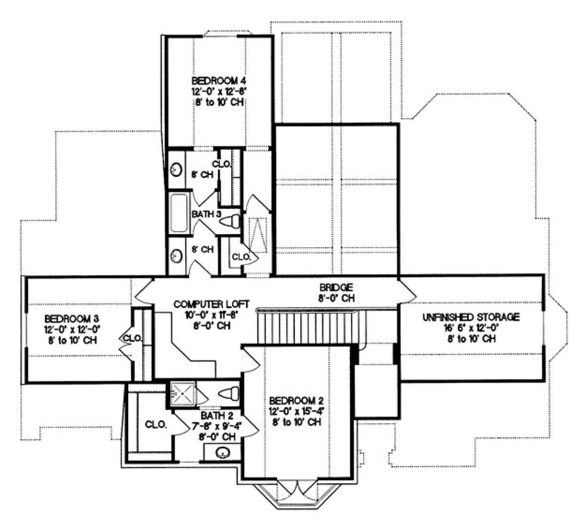Floorplan 2 for House Plan #402-01042