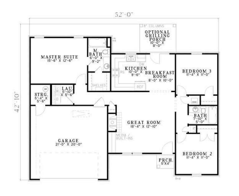 House Plan House Plan #5619 Drawing 1