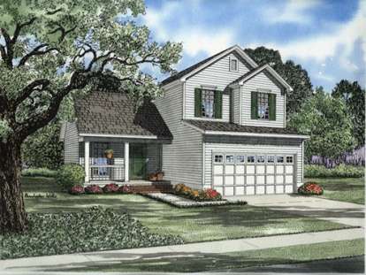 Traditional House Plan #110-00607 Elevation Photo