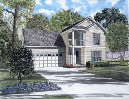Traditional House Plan #110-00608 Elevation Photo