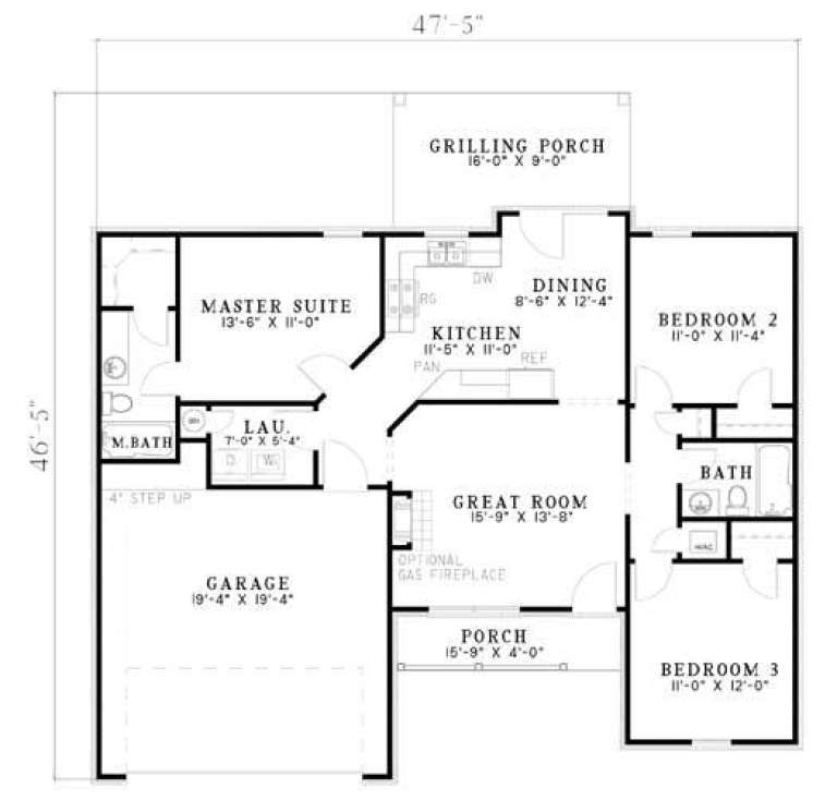 House Plan House Plan #5623 Drawing 1