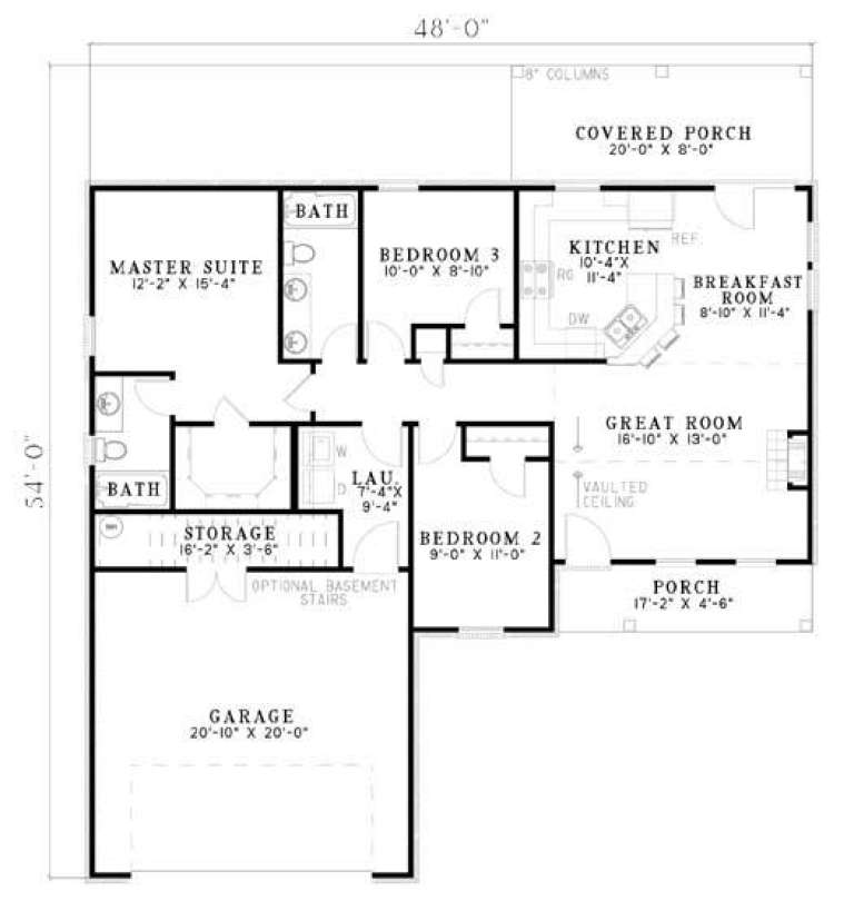 House Plan House Plan #5624 Drawing 1