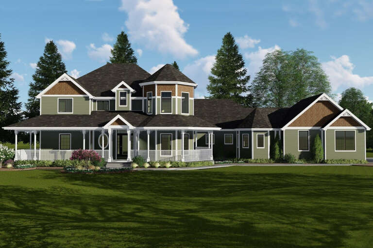 House Plan House Plan #5627 Front Elevation 