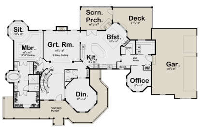 Main Floor for House Plan #963-00002