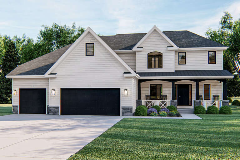 House Plan House Plan #5629 Front Elevation 