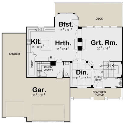 Main Floor for House Plan #963-00004