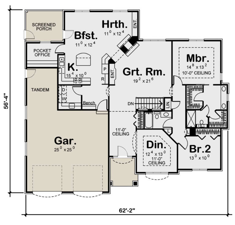 House Plan House Plan #5630 Drawing 1