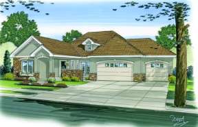 Traditional House Plan #963-00007 Elevation Photo