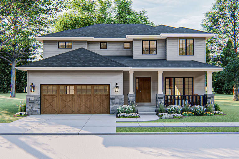 House Plan House Plan #5634 Front Elevation 