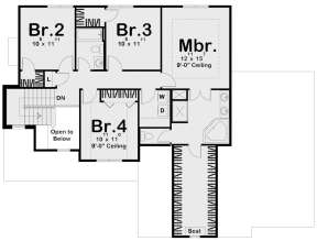 Second Floor for House Plan #963-00013
