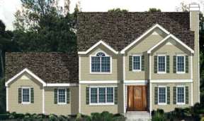 Traditional House Plan #033-00108 Elevation Photo