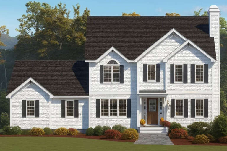 House Plan House Plan #565 Front Elevation