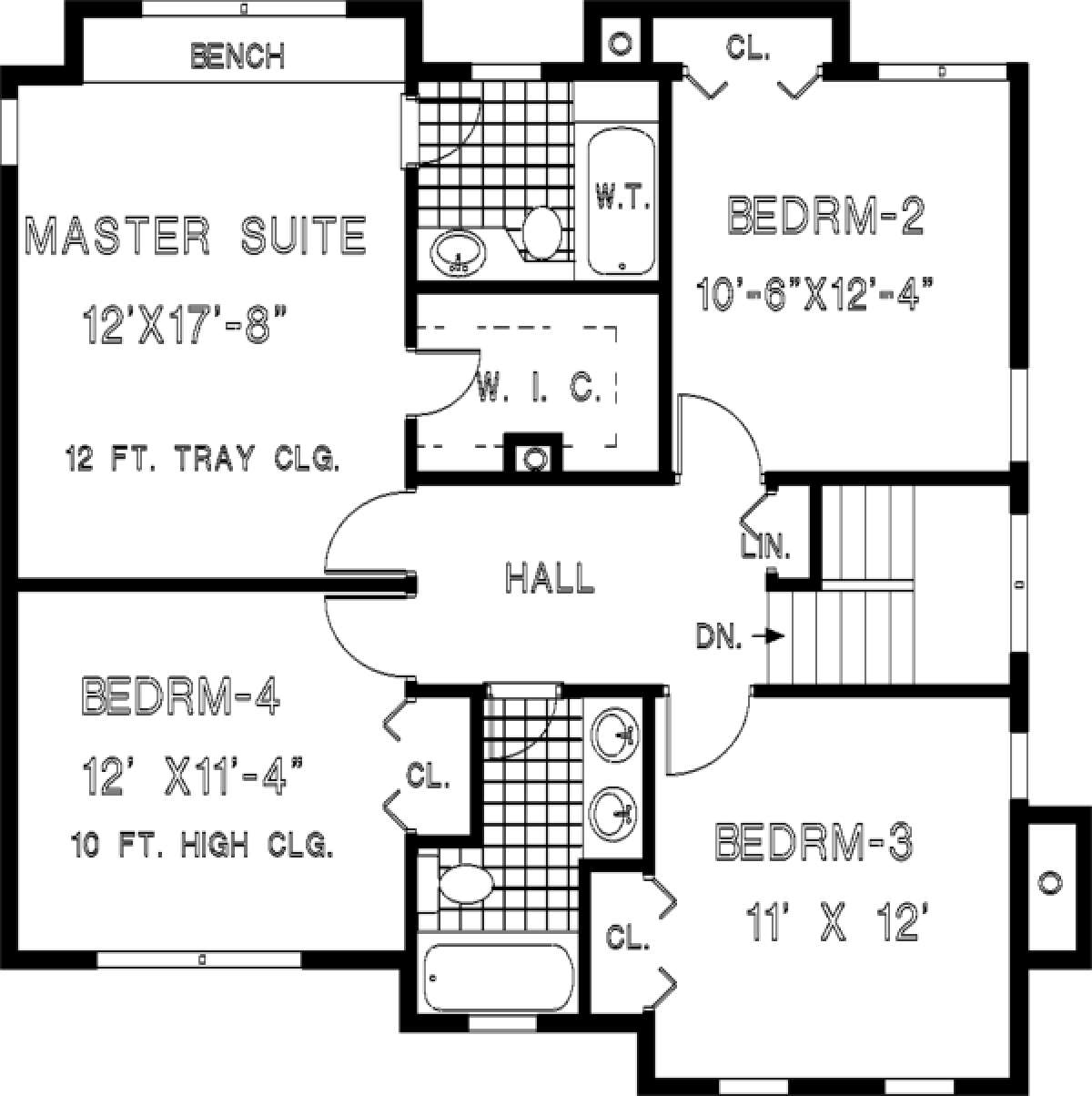Floorplan 2 for House Plan #033-00108