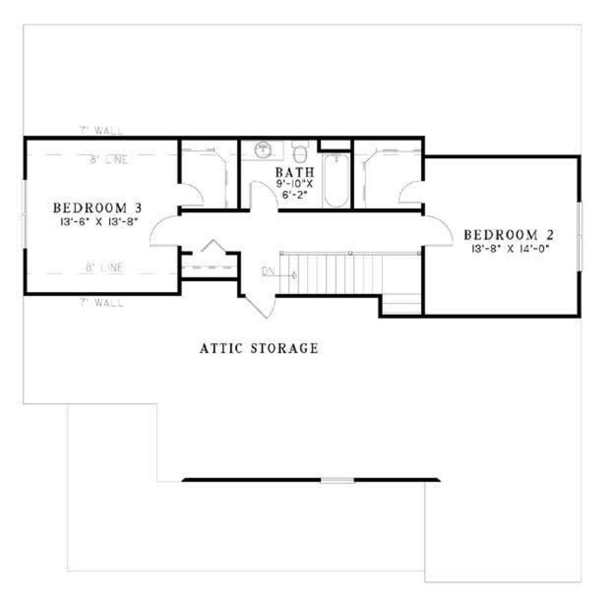Floorplan 2 for House Plan #110-00615