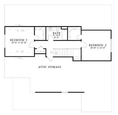 Floorplan 2 for House Plan #110-00615