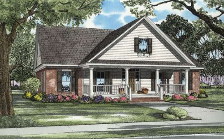Country House Plan #110-00616 Elevation Photo