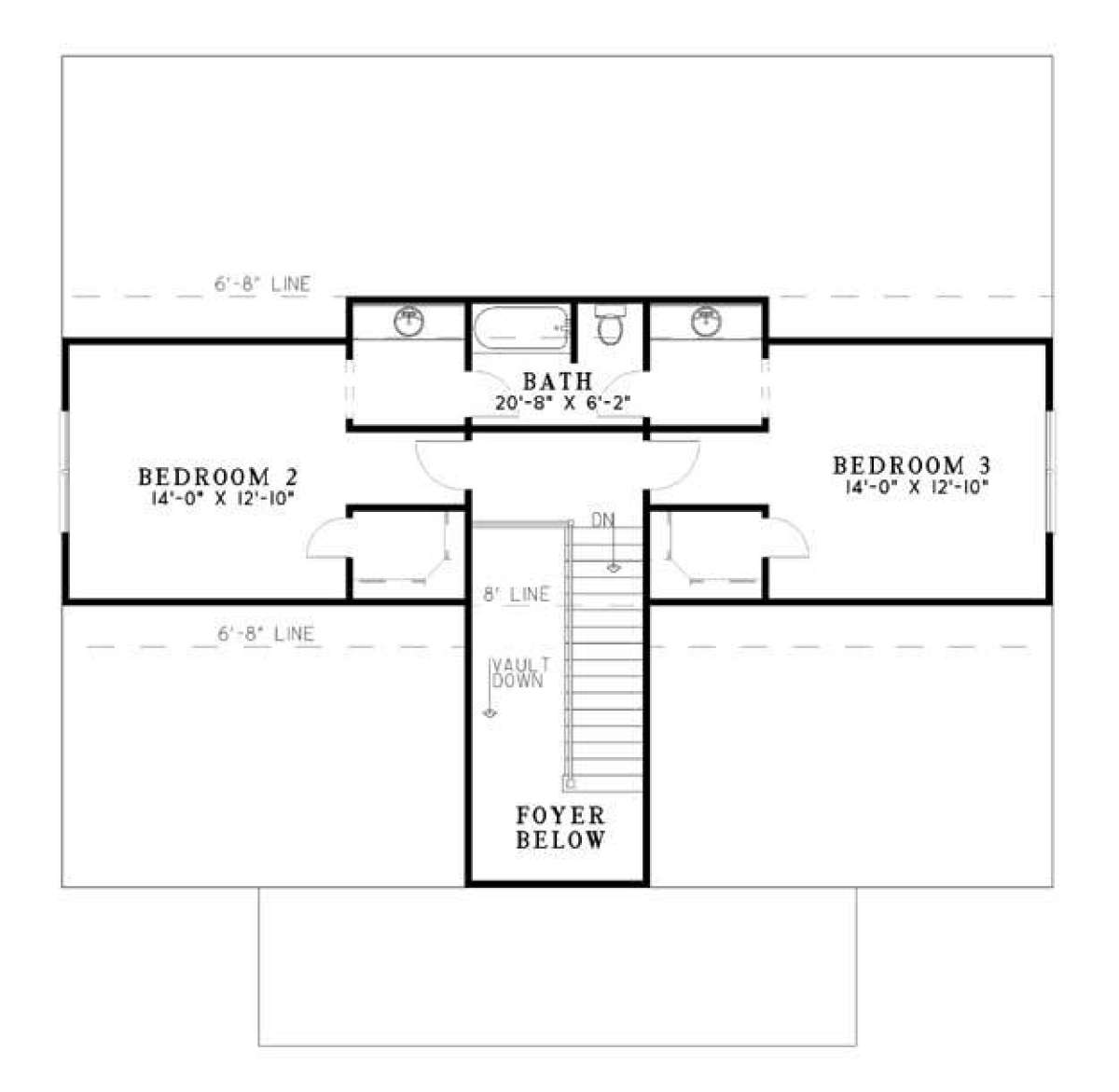 Floorplan 2 for House Plan #110-00616