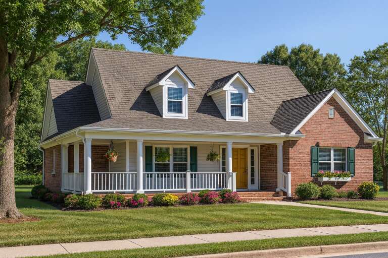 House Plan House Plan #5657 Angled Front Elevation