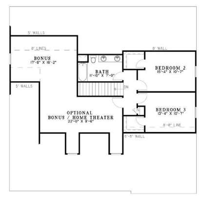 Floorplan 2 for House Plan #110-00617