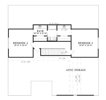 Floorplan 2 for House Plan #110-00618