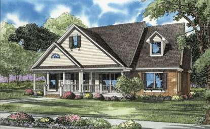 Country House Plan #110-00619 Elevation Photo