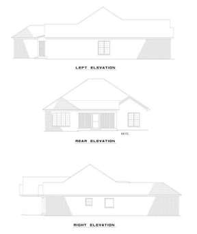 French Country House Plan #110-00621 Elevation Photo