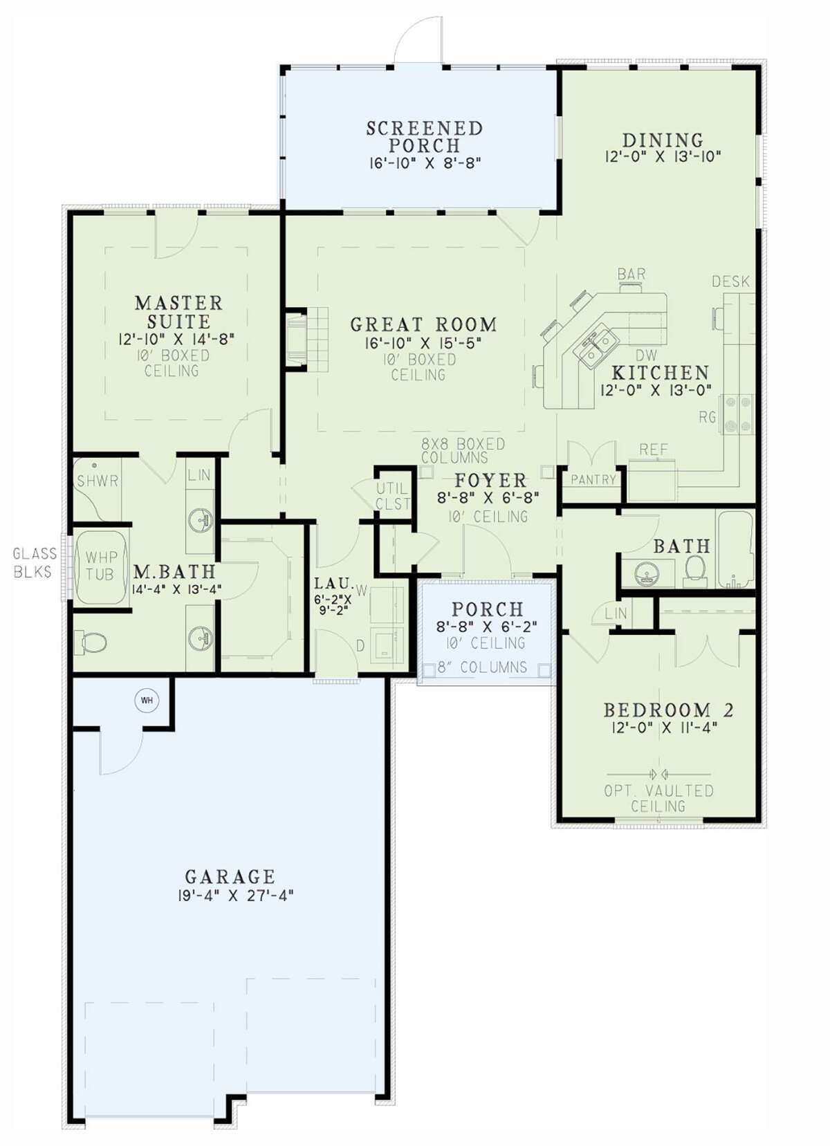 Floorplan 1 for House Plan #110-00626