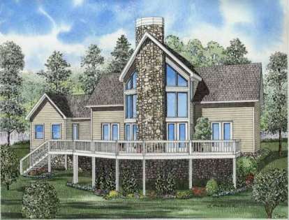 Northwest House Plan #110-00629 Elevation Photo