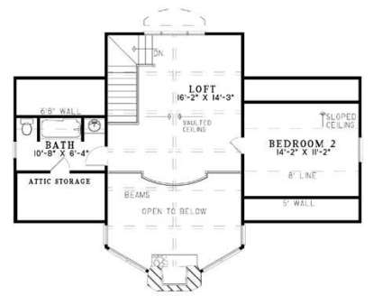 Floorplan 2 for House Plan #110-00629