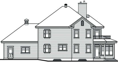 Traditional House Plan #034-00145 Elevation Photo