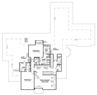 Floorplan 2 for House Plan #110-00631