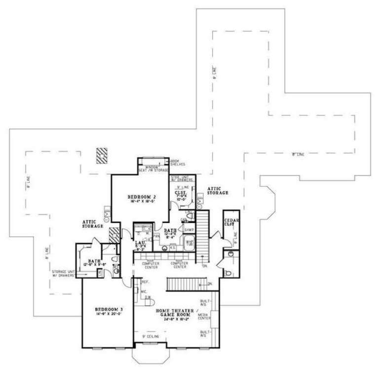 House Plan House Plan #5671 Drawing 2