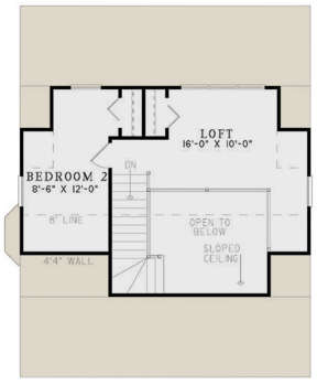 Second Floor for House Plan #110-00632