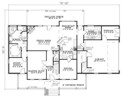 Floorplan 1 for House Plan #110-00640