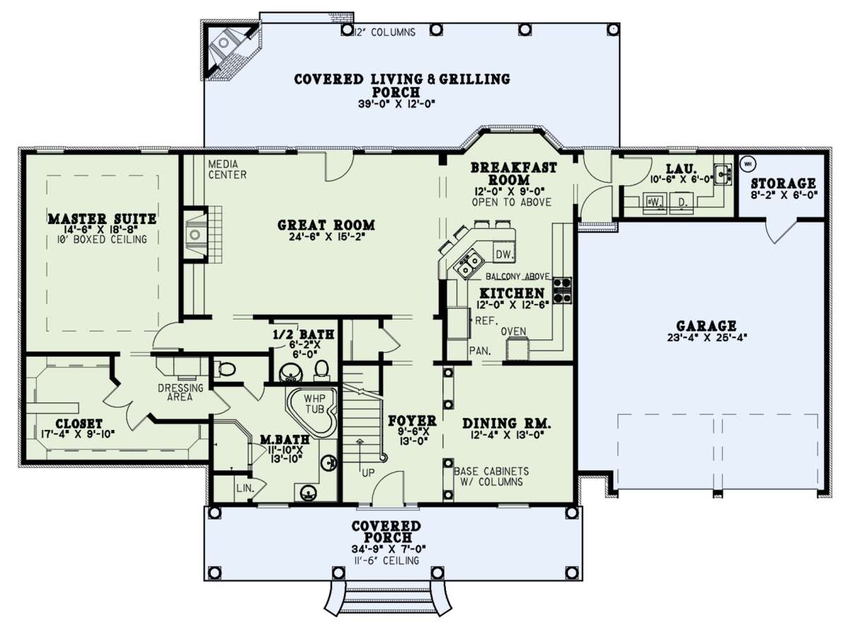 Main Floor for House Plan #110-00641