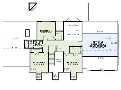 Second Floor for House Plan #110-00641