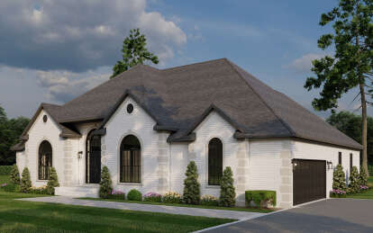 European House Plan #110-00642 Elevation Photo