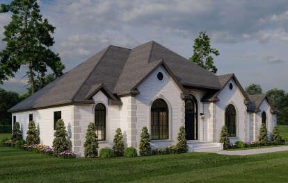 European House Plan #110-00642 Elevation Photo