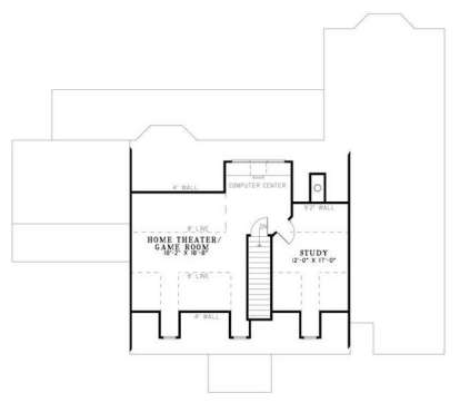 Floorplan 2 for House Plan #110-00643