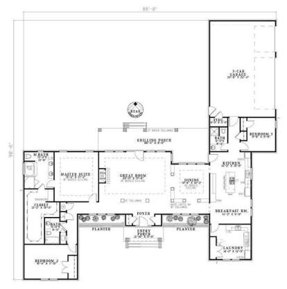 Main Floor  for House Plan #110-00645
