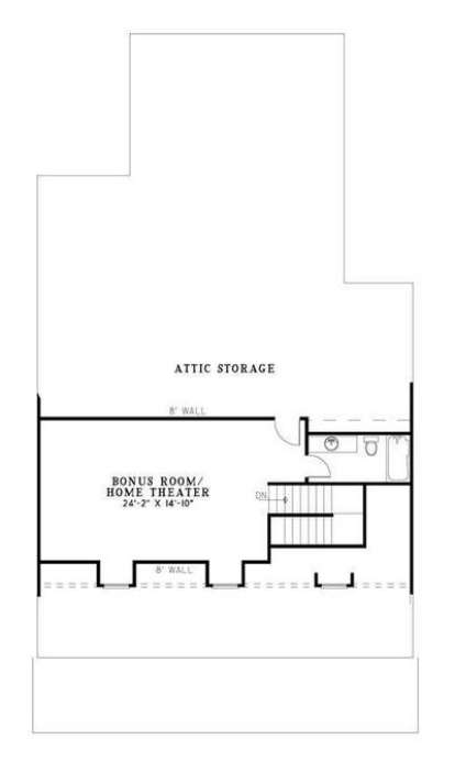 Bonus Room for House Plan #110-00647