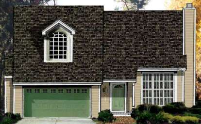 Traditional House Plan #033-00109 Elevation Photo