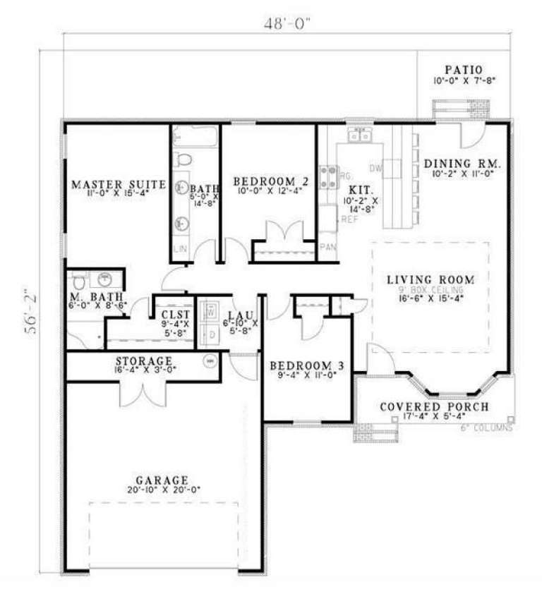House Plan House Plan #5690 Drawing 1