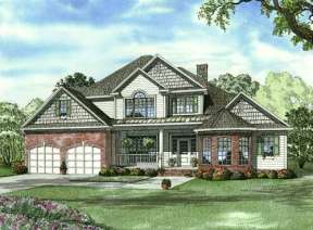 Traditional House Plan #110-00651 Elevation Photo