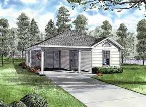 Small House Plan #110-00652 Elevation Photo
