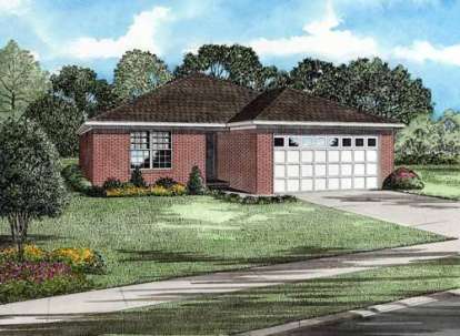 Traditional House Plan #110-00653 Elevation Photo