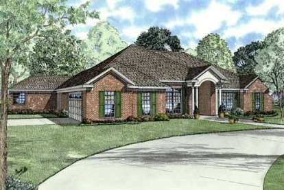 4 Bed, 3 Bath, 2668 Square Foot House Plan - #110-00655