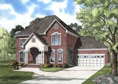 4 Bed, 2 Bath, 2593 Square Foot House Plan - #110-00657