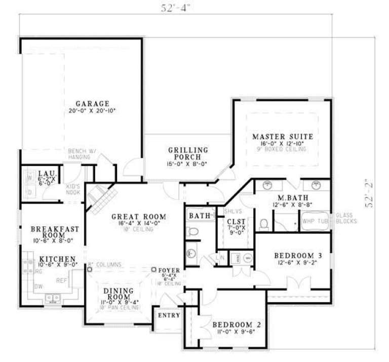 House Plan House Plan #5706 Drawing 1